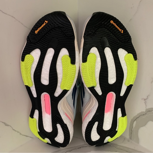 Adidas NWT Solar Glide 5 Womens Size 8.5 White Walking Training GX6719 Shoes - Picture 7 of 10